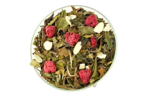 Herbata Biała PAI MU TAN MIGDAŁ MALINA (OT) (25g) Wyjątkowe Połączenie Aromatu